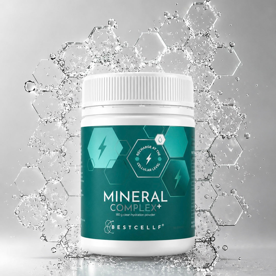 Mineral Complex+ clean hydration powder with cellular water effect