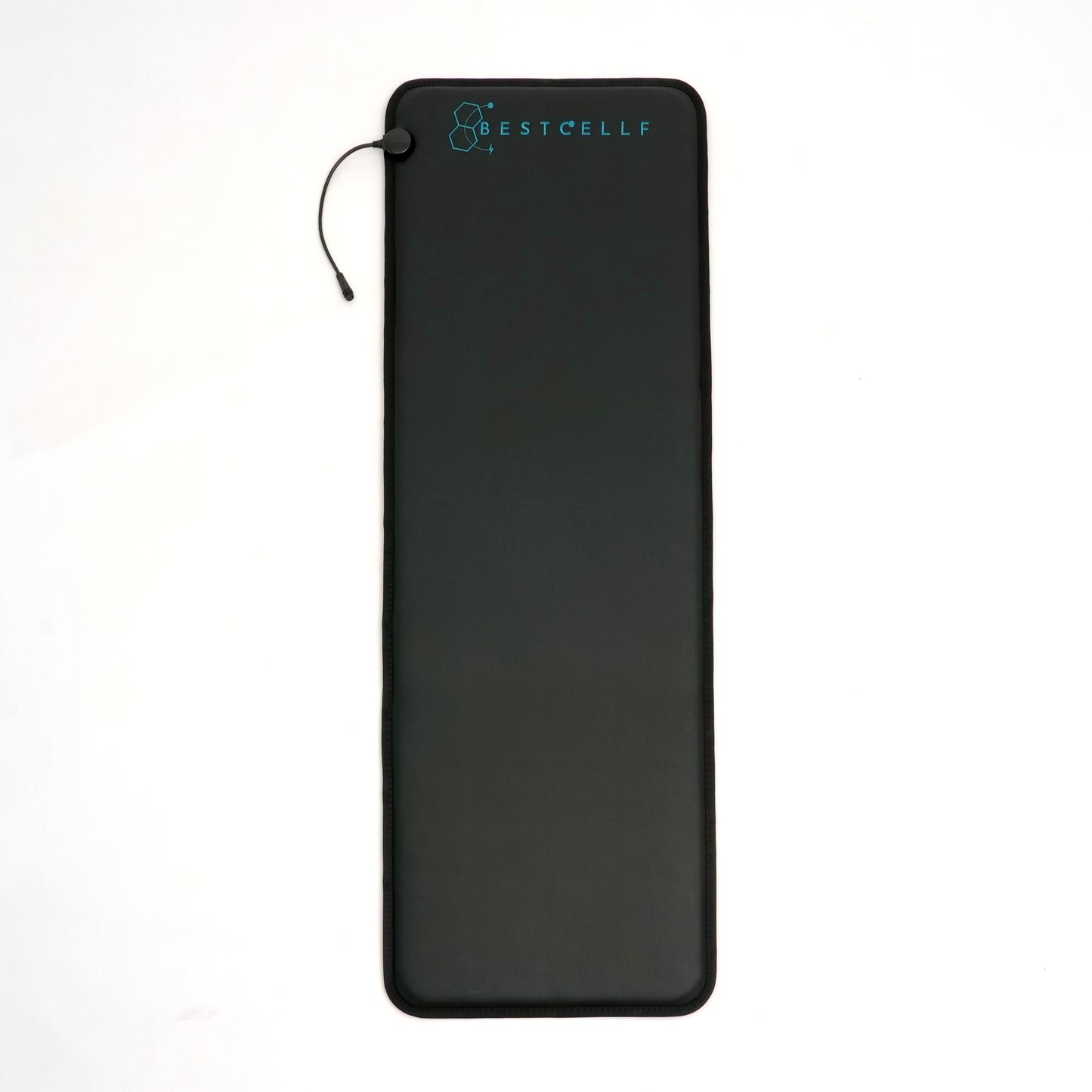 full view of full body mat in black