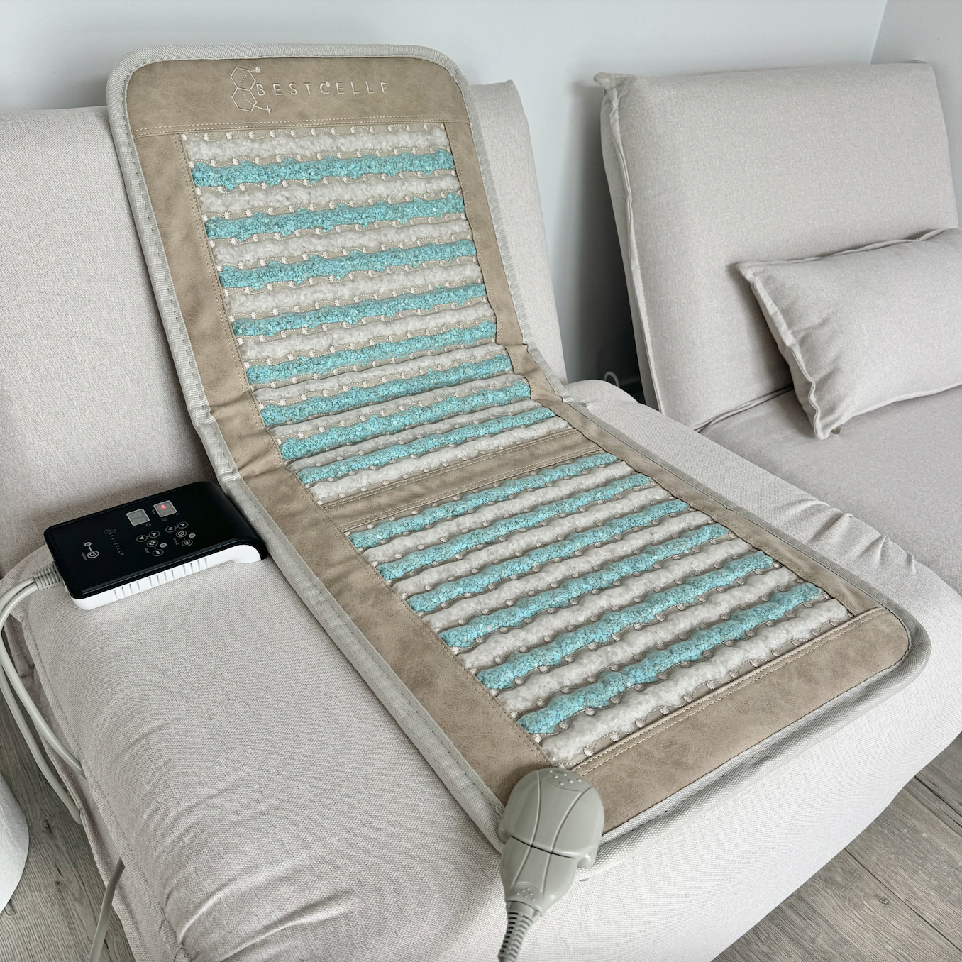 Portable PEMF Mat Beach Beige Original