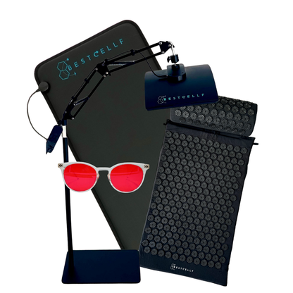 Ultimate Evening PEMF and light therapy set in black